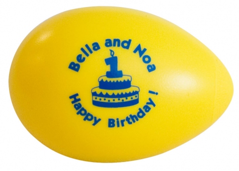 Bella-Noa First Birthday Egg Shakers