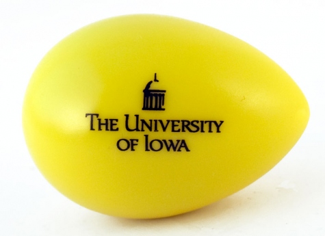 University-of-Iowa--yellow Egg Shakers