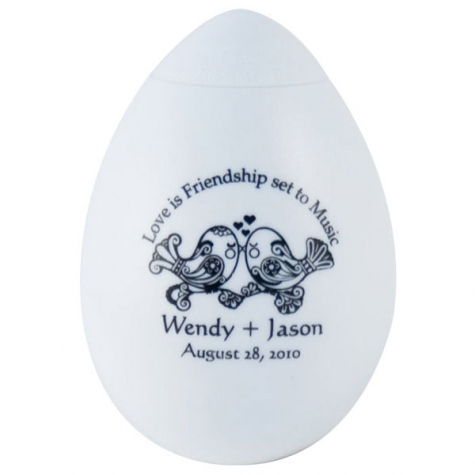 LOVE-IS-FRIENDSHIP Wedding Egg Shaker